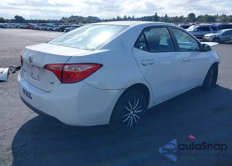 2018 Toyota Corolla Le из США, поврежденный, VIN 2T1BURHE8JC104521